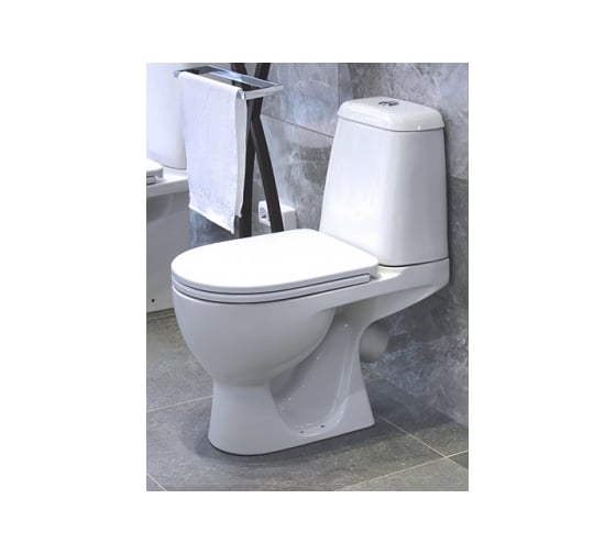 Унитаз-компакт SANITA MAX SL DM 00000055578 WC.CC/Max/2-DM/WHT.G/S1