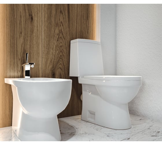 Унитаз-компакт SANITA NEXT LUXE DM SLIM 00000073589 WC.CC/Next/2-SlimDM/WHT.G/S1