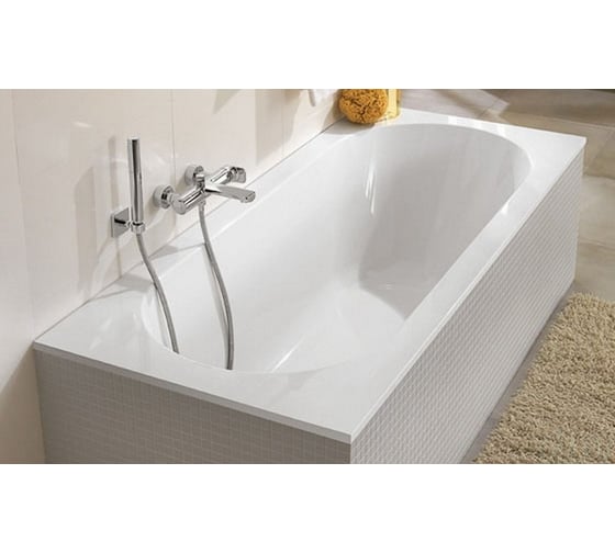 Ванна Villeroy & Boch OBERON 180x80, с ножками, белая, материал Quaryl 00000036894