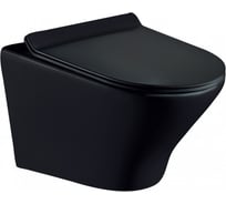 Унитаз-подвесной ESBANO ASTER черный матовый ESUPASTEBM