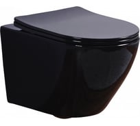 Унитаз-подвесной ESBANO AZALEA черный ESUPAZALB