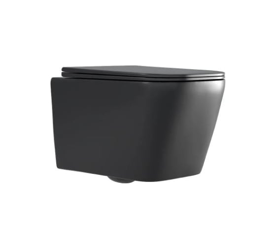 Комплект 3 в 1 CULTO: инсталляция Koller Pool с подвесным унитазом JET-N INTEGRO black, сиденье с микролифтом, клавиша смыва черная УТ-99902630_11