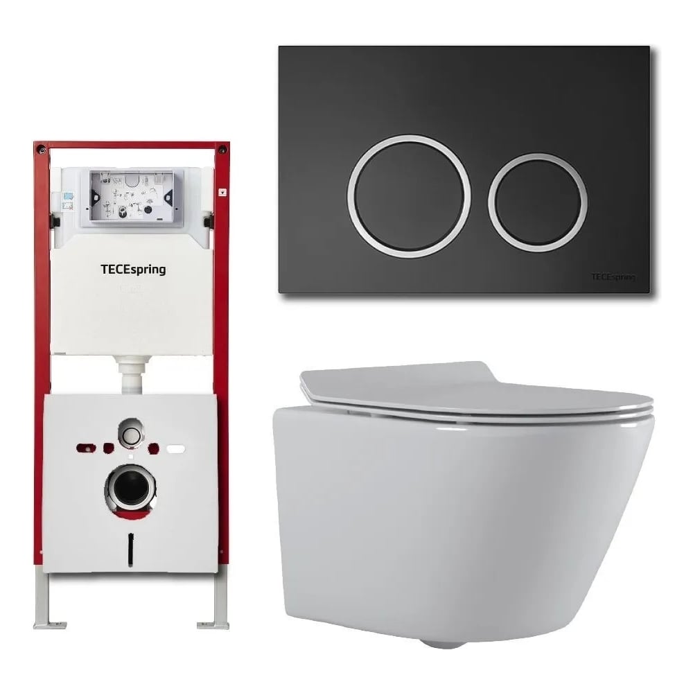 Инсталляция CULTO ТЕСЕ с подвесным унитазом TOR, система смыва Торнадо ...