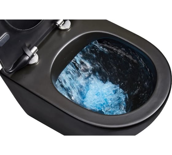 Комплект 3 в 1 CULTO инсталляция Grohe Rapid SL + унитаз подвесной ANDI Black+ кнопка GROHE Skate Cosmopolitan хром GROHE_SL_14