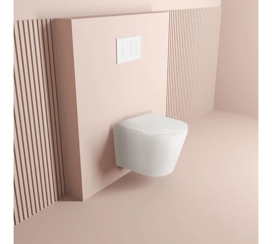 Комплект 3 в 1 CULTO инсталляция GROHE Solido + унитаз подвесной MONET + кнопка GROHE Arena Cosmopolitan хром GROHE_SL_1_COS