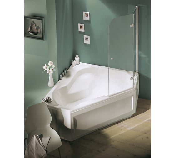 Угловая ванна JACOB DELAFON Bain Douche 145x145, правая E6221RU-00 00000058676