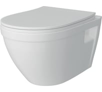 Унитаз подвесной Maretti Vittorio безободковый, с микролифтом, белый VI10PBM82-844