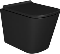 Унитаз подвесной Maretti Umbria безободковый, с микролифтом, черный UM10PBM51-560