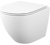 Унитаз подвесной Maretti Elena безободковый, с микролифтом, белый EA10PBM06-844