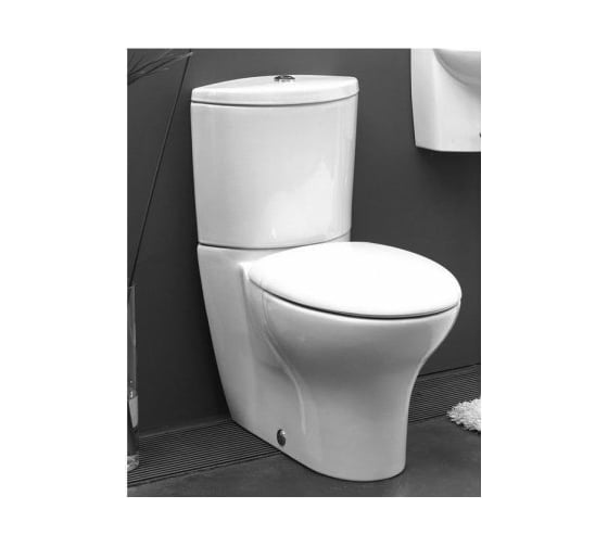 Унитаз под бачок JACOB DELAFON PRESQUILE 19077-00 с крышкой-сидением Soft Close 00000012538