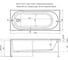 Ванна Aquanet LIGHT 170x70 к/с 14 00244927 4