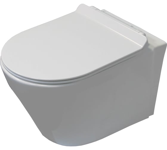 Подвесной унитаз Cerutti SPA ORTLER Aria 500х335х300, безободковый 7182