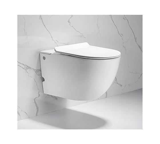 Подвесной унитаз Cerutti SPA BARBARIA Aria Pulsе 600х350х410, импульсный смыв, рама в комплекте 7277
