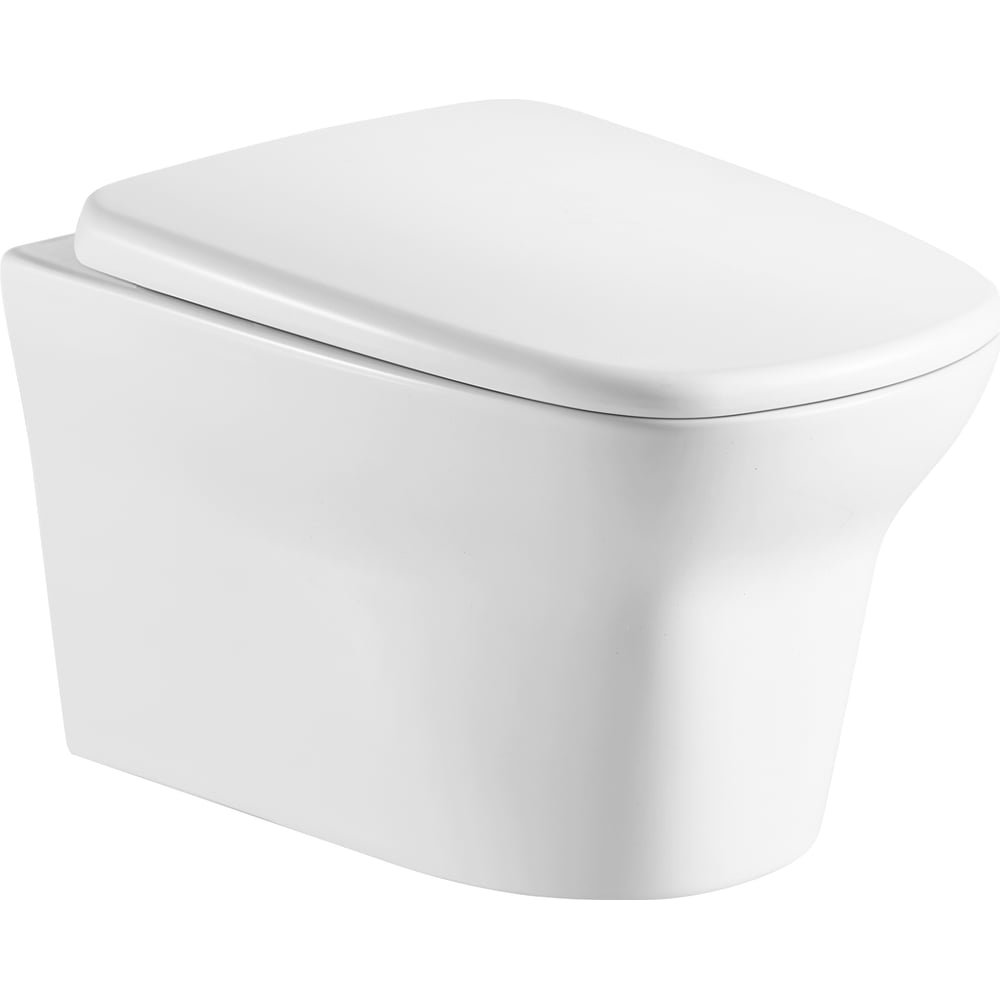 Подвесной унитаз Cerutti SPA SIUSI Aria 500х360х350, безободковый 7780 ...