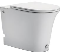 Напольный унитаз Cerutti SPA BERNINA Pulsе 580х365х400, импульсный смыв 2 кнопки, тонкая крышка 7789