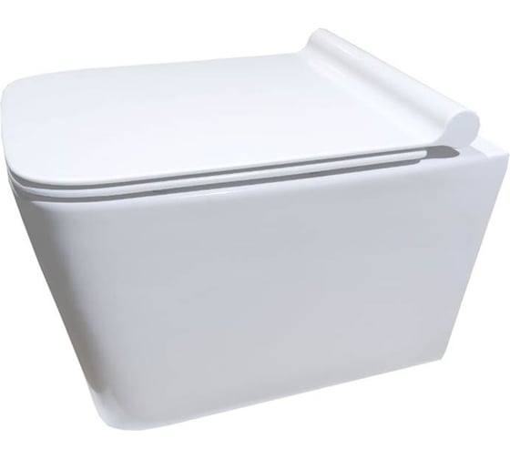Подвесной унитаз Cerutti SPA MAIELLA Aria 500х350х320, безободковый, сиденье дюропласт 7402