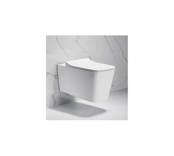 Подвесной унитаз Cerutti SPA MAIELLA Aria 500х350х320, безободковый, сиденье дюропласт 7402