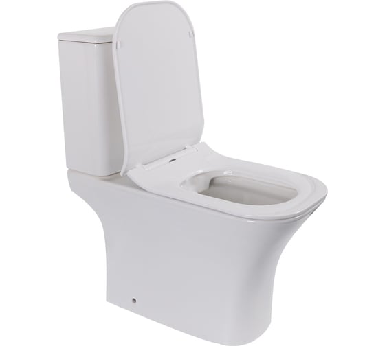 Напольный унитаз-компакт Cerutti SPA VETTORE с бачком, 665х345х770, безободковый 7192