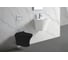 Подвесной унитаз Cerutti SPA BERNINA Aria MATT BLACK 480х340х350, безободковый 7505 4