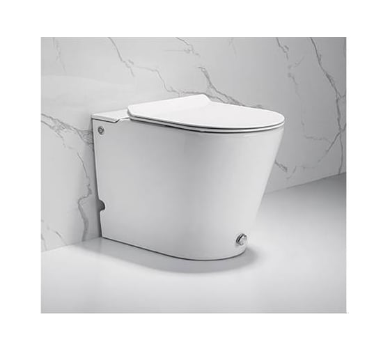 Напольный унитаз Cerutti SPA ARGENTERA Pulse 600х350х410, импульсный смыв 2 кнопки 7267