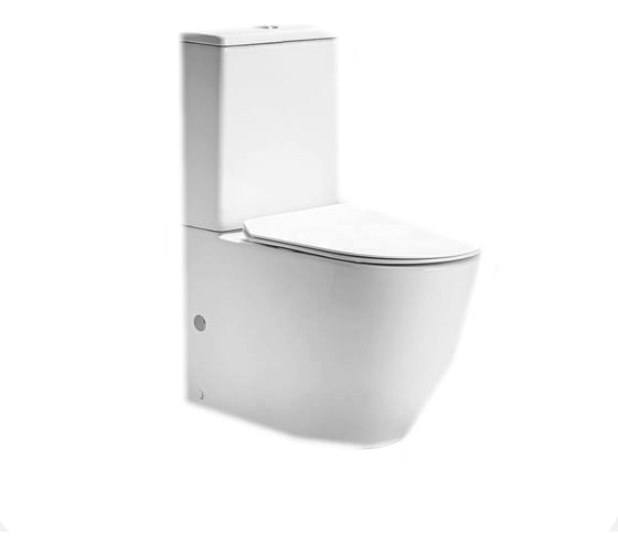 Напольный унитаз-компакт Cerutti SPA SELLA с бачком, 630х360х830, безободковый 7790 1