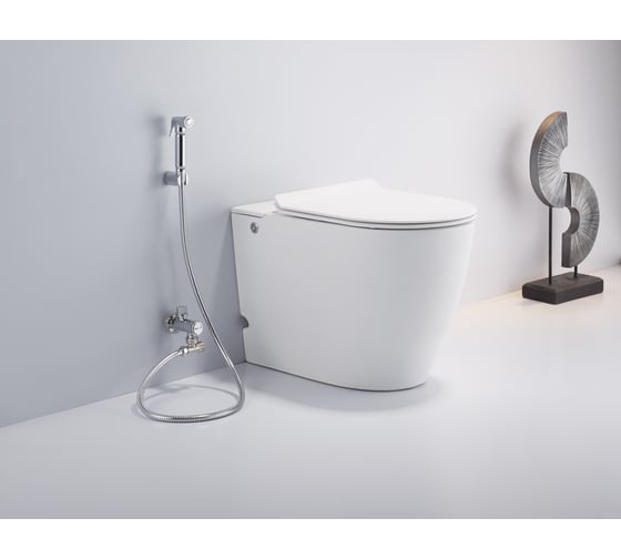 Напольный унитаз Cerutti SPA KANIN Pulse 600х350х410, импульсный смыв 2 кнопки 7184