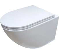Подвесной унитаз Cerutti SPA SELLA Aria 490х360х325, безободковый 7183
