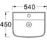 Раковина AQUATEK 540х450х190 AQ5430-00 00000135945 9