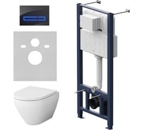 Комплект: инсталляция с унитазом, с сиденьем и клавишей AM.PM Spirit V2.0 IS450A38.701700