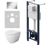 Комплект: инсталляция с унитазом, с сиденьем и клавишей AM.PM Spirit V2.0 IS47051.701700