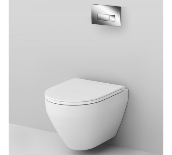Комплект: инсталляция с унитазом, с сиденьем и клавишей AM.PM Spirit V2.0 IS48051.701700
