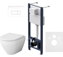 Комплект: инсталляция с унитазом, с сиденьем и клавишей AM.PM Spirit V2.0 IS48001.701700