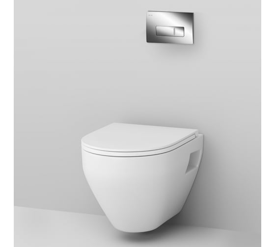 Комплект: инсталляция с унитазом, с сиденьем и клавишей AM.PM Spirit V2.0 IS48051.701738