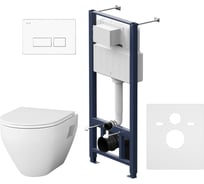Комплект: инсталляция с унитазом, с сиденьем и клавишей AM.PM Spirit V2.0 IS47001.701738