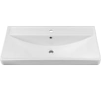 Раковина керамическая накладная Aquanet Ирис 905х465х205 мм 00323883