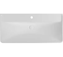 Раковина керамическая накладная Aquanet Ирис 1010х475х205 мм 00323884