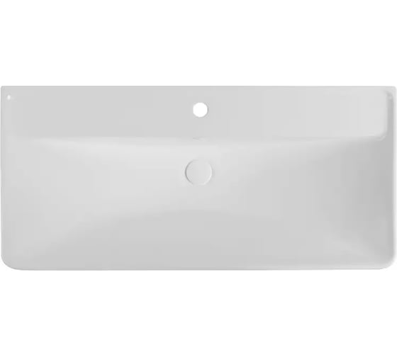 Раковина керамическая накладная Aquanet Ирис 1010х475х205 мм 00323884