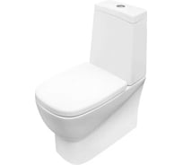 Унитаз-компакт Sanita Luxe Infinity Luxe с быстросъемным сиденьем с микролифтом WC.CC/Infinity/2-DM/WHT.G/S1