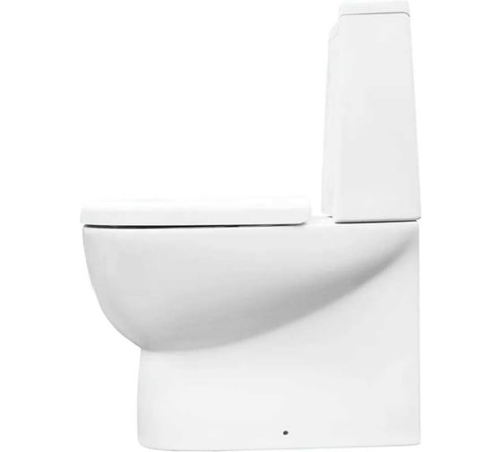 Унитаз-компакт Sanita Luxe Infinity Luxe с быстросъемным сиденьем с микролифтом WC.CC/Infinity/2-DM/WHT.G/S1