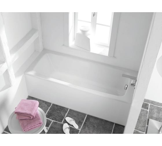 Ванна KALDEWEI Cayono 751 180х80x41, белый+anti-sleap+easy-clean 00000033980