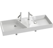 Двойная подвесная раковина-столешница JACOB DELAFON RYTHMIK EXM112-Z-00 120х46 00000035962