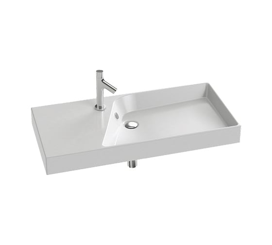 Раковина-столешница JACOB DELAFON RYTHMIK EXN112-Z-00 100х46 см 00000037234 1