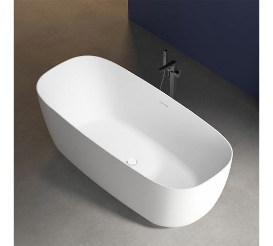 Ванна акриловая VINCEA 1700x750x600, цвет белый, слив-перелив в комплекте, белый VBT-631