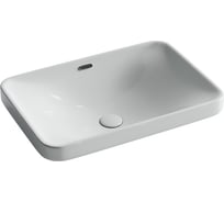 Умывальник чаша накладная Ceramicanova Element встраиваемый сверху в столешницу 605х415х185 мм CN5041