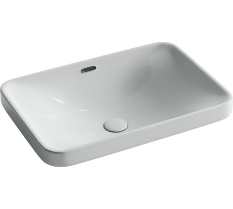 Умывальник чаша накладная Ceramicanova Element встраиваемый сверху в столешницу 605х415х185 мм CN5041