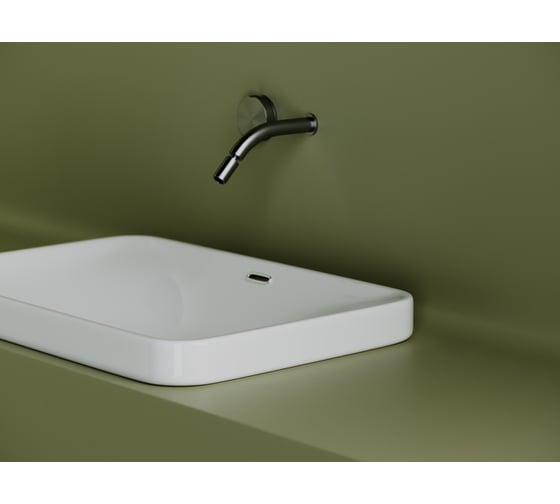 Умывальник чаша накладная Ceramicanova Element встраиваемый сверху в столешницу 605х415х185 мм CN5041