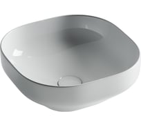 Умывальник чаша накладная Ceramicanova Element квадратная, 380х380х150мм CN5032