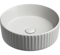Умывальник чаша накладная Ceramicanova Element круглая, серый матовый, 360х360х115 мм CN6057MSG