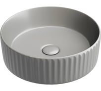 Умывальник чаша накладная Ceramicanova Element круглая, антрацит матовый, 360х360х115 мм CN6057MH