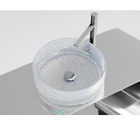 Умывальник чаша накладная Ceramicanova Cristal круглая, цвет неон, 360х360х112 мм CN6059
